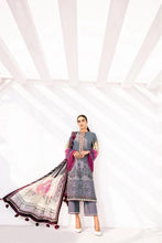 Baroque Ready to Wear Fuchsia Lawn Dress 06