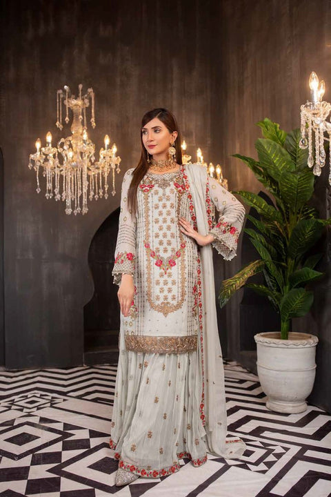 Luxury Chiffon Embroidered Collection by Simrans 06