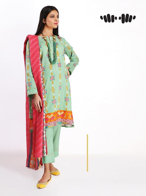 Khaadi Lawn Ready to Wear 3 Pcs Dress 07