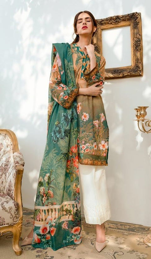 Premium Digital Lawn Collection by Cross Stitched 06