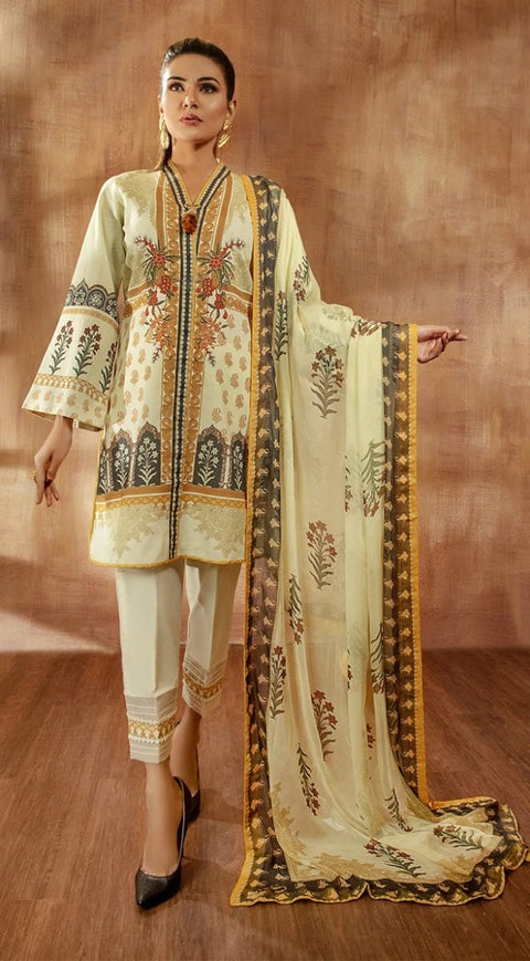 Ready to Wear 3 Pcs Dress Anaya by Kiran Chaudhry 07