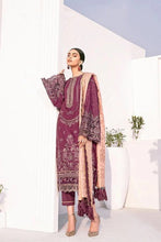 Baroque Ready to Wear Fuchsia Lawn Dress 08