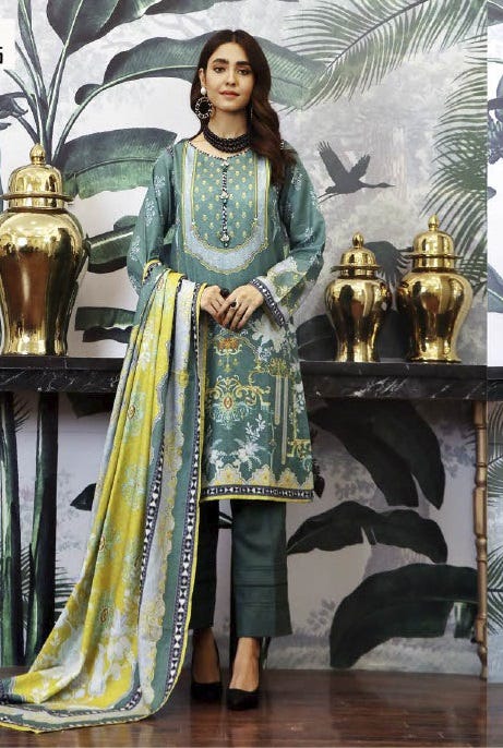 Ready to Wear Khadar Collection by Cross Stitch 08