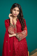 Semi Formal Organza Embroidered Dress by Simrans 01