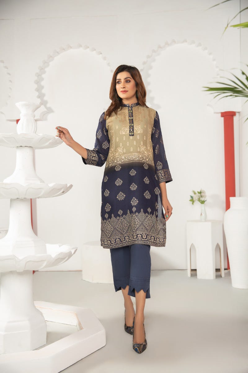 Winter New Ready to Wear Dress by Aleezay 01