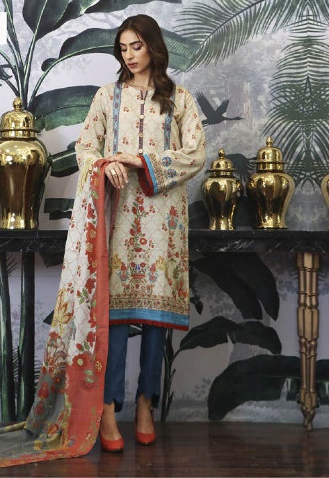 Ready to Wear Khadar Collection by Cross Stitch 09