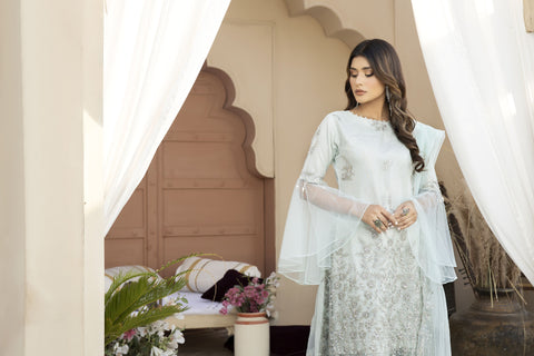 Mona Net embroidered shirt 04