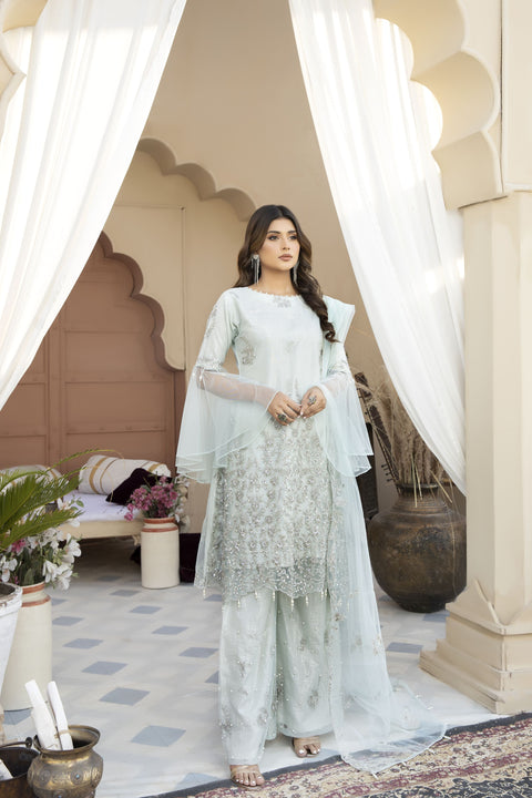 Mona Net embroidered shirt 04