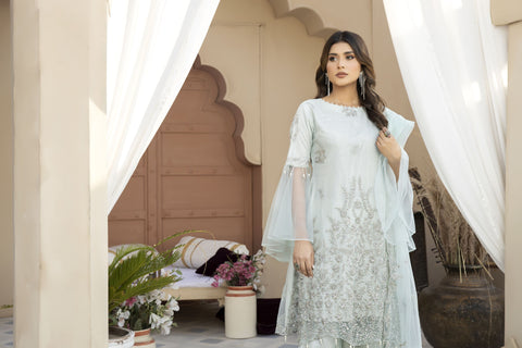 Mona Net embroidered shirt 04