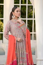3pc Embroidered Chiffon lahenga Dress 08