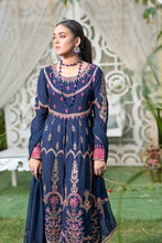 3pc Embroidered Chiffon Long Frock 09