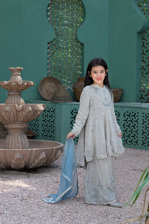 Rafia Mother Daughter Eid Girls Dress 04
