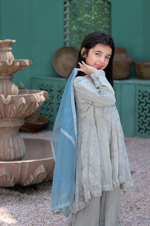 Rafia Mother Daughter Eid Girls Dress 04