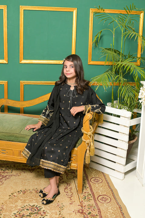 Rafia Mother Daughter Eid Girls Dress 09