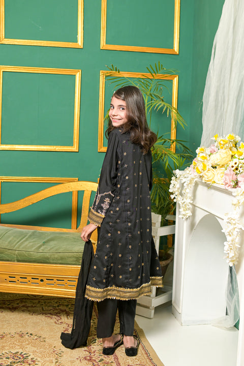 Rafia Mother Daughter Eid Girls Dress 09