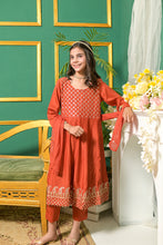 Rafia Mother Daughter Eid Girls Dress 10
