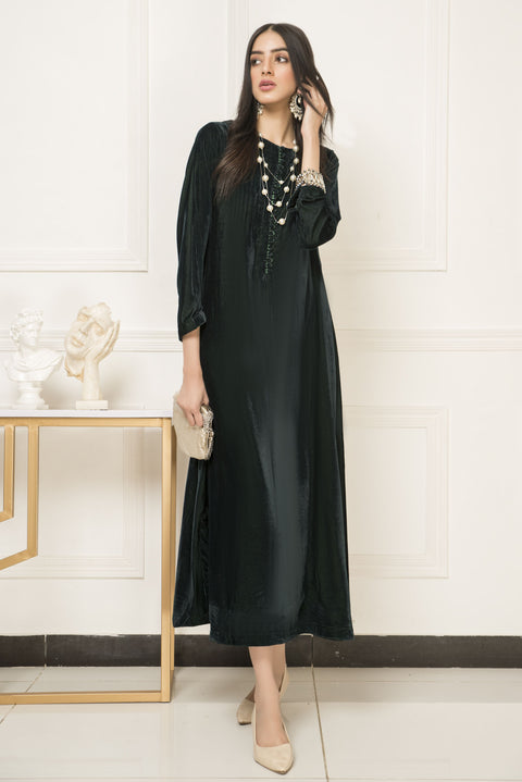 Gul Warun Velvet 2pc Dress 09
