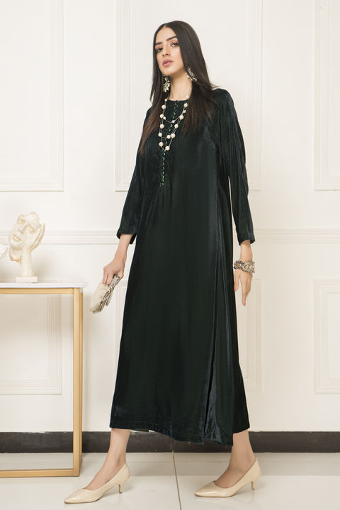 Gul Warun Velvet 2pc Dress 09