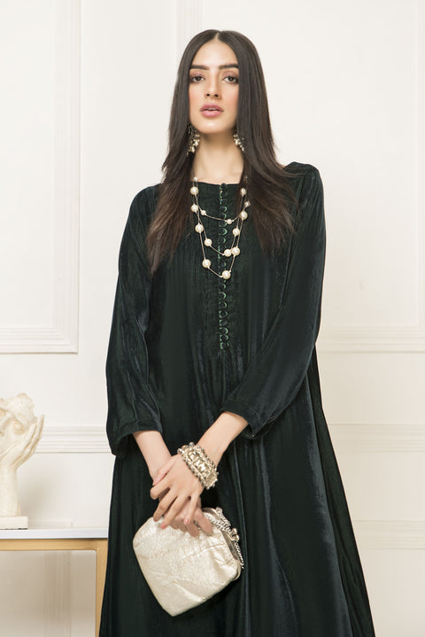 Gul Warun Velvet 2pc Dress 09