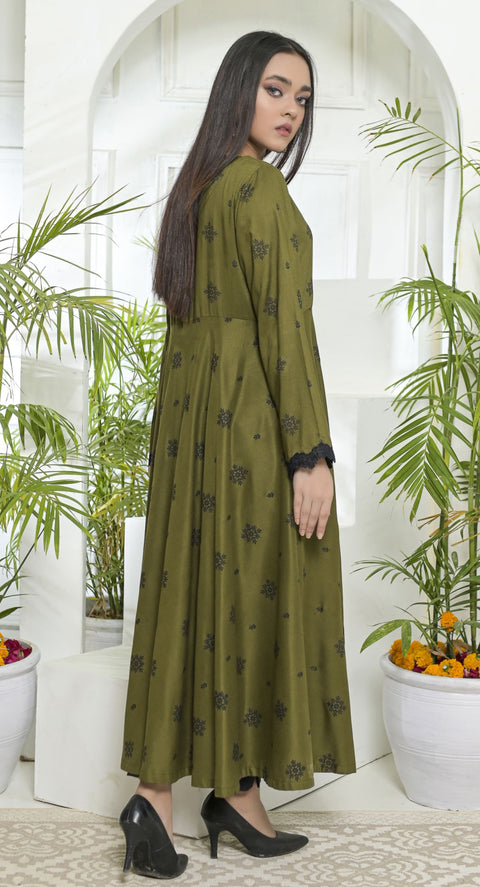 Digital Print Linen Kurta by Rafia 09