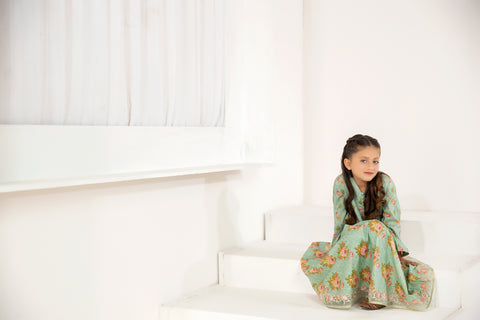 2pc Cotton Girls Maxi by Mona BG03
