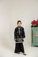 Mona Kids Embroidered Dhanak Shararah Dress K03