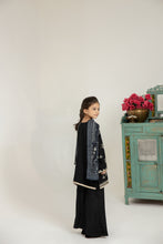 Mona Kids Embroidered Dhanak Shararah Dress K03