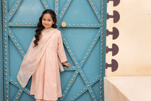 Mona Self Jacquard Mother Daughter Girls Maxi K02