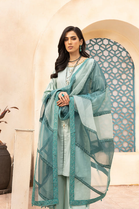 Mona Self Jacquard Mother Daughter Dress 01