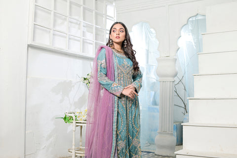 Rafia Mother Daughter Eid Dress 08