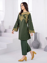 2pc LimeLight Khaddar Dress U2087-Green