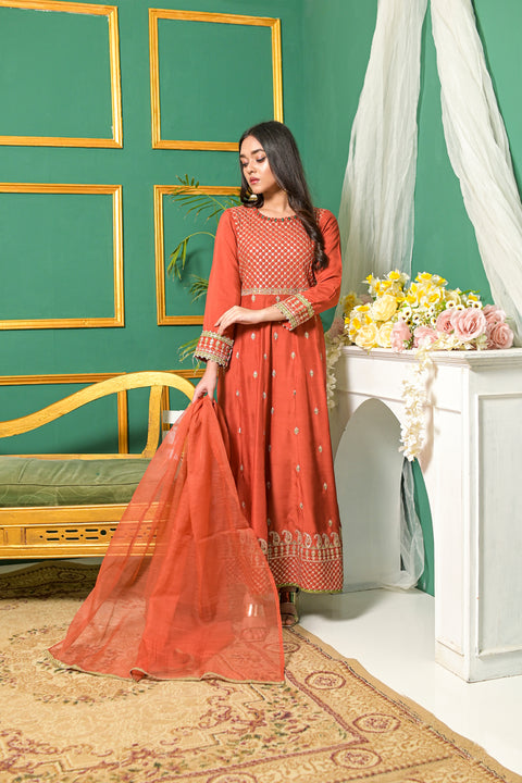 Rafia Mother Daughter Eid Dress 10