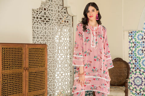 Ready to Wear Linen 2 Pcs Dress by Aabpara 06