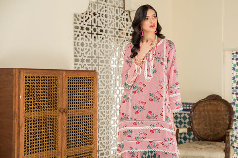 Ready to Wear Linen 2 Pcs Dress by Aabpara 06