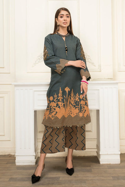 Ready To Wear 2 Pcs WInter Khadar Dress by AABPARA 04