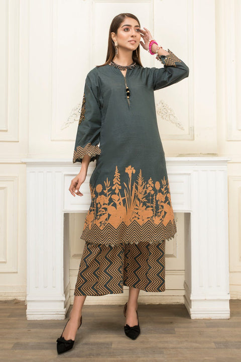 Ready To Wear 2 Pcs WInter Khadar Dress by AABPARA 04