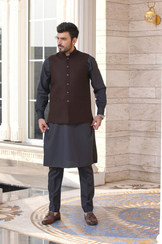 Men Ready to Wear Winter Waistcoat by Aban 08