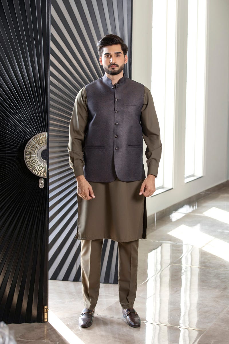 Men Ready to Wear Waistcoat by Aban 01