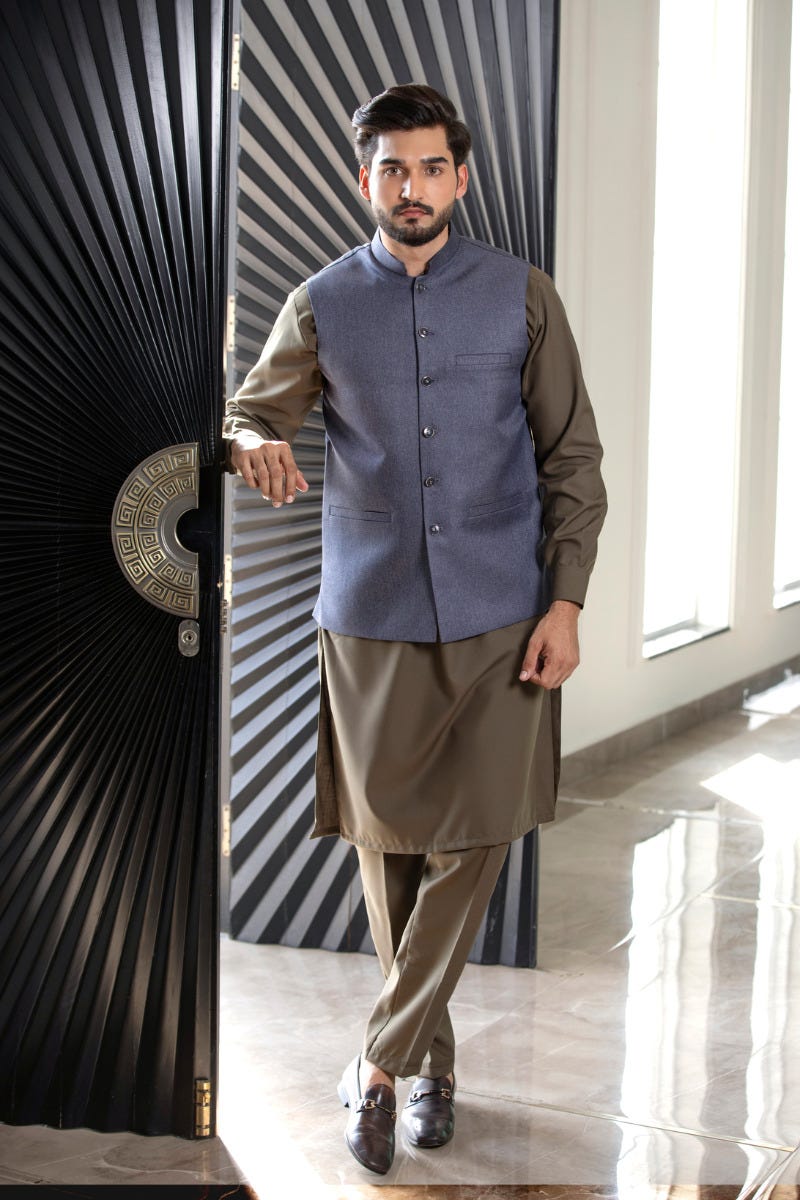 Men Ready to Wear Waistcoat by Aban 01