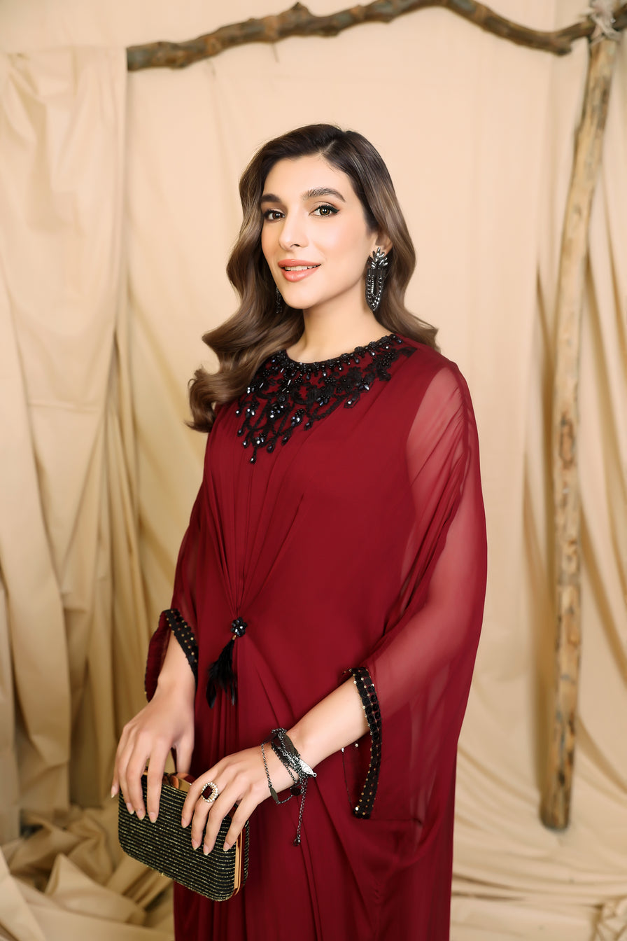 Premium Luxury Chiffon Kaftan by Ain 10