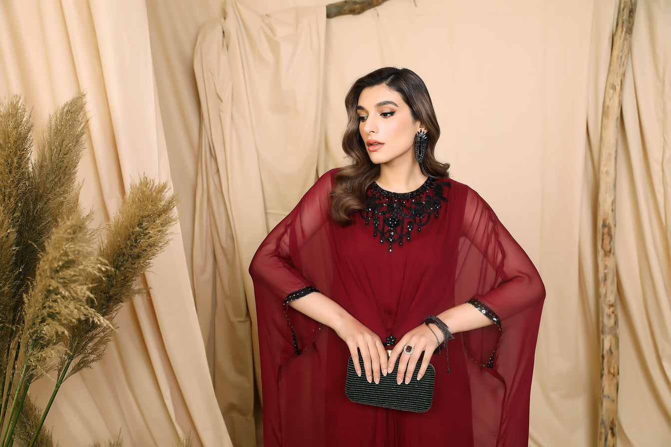 Premium Luxury Chiffon Kaftan by Ain 10