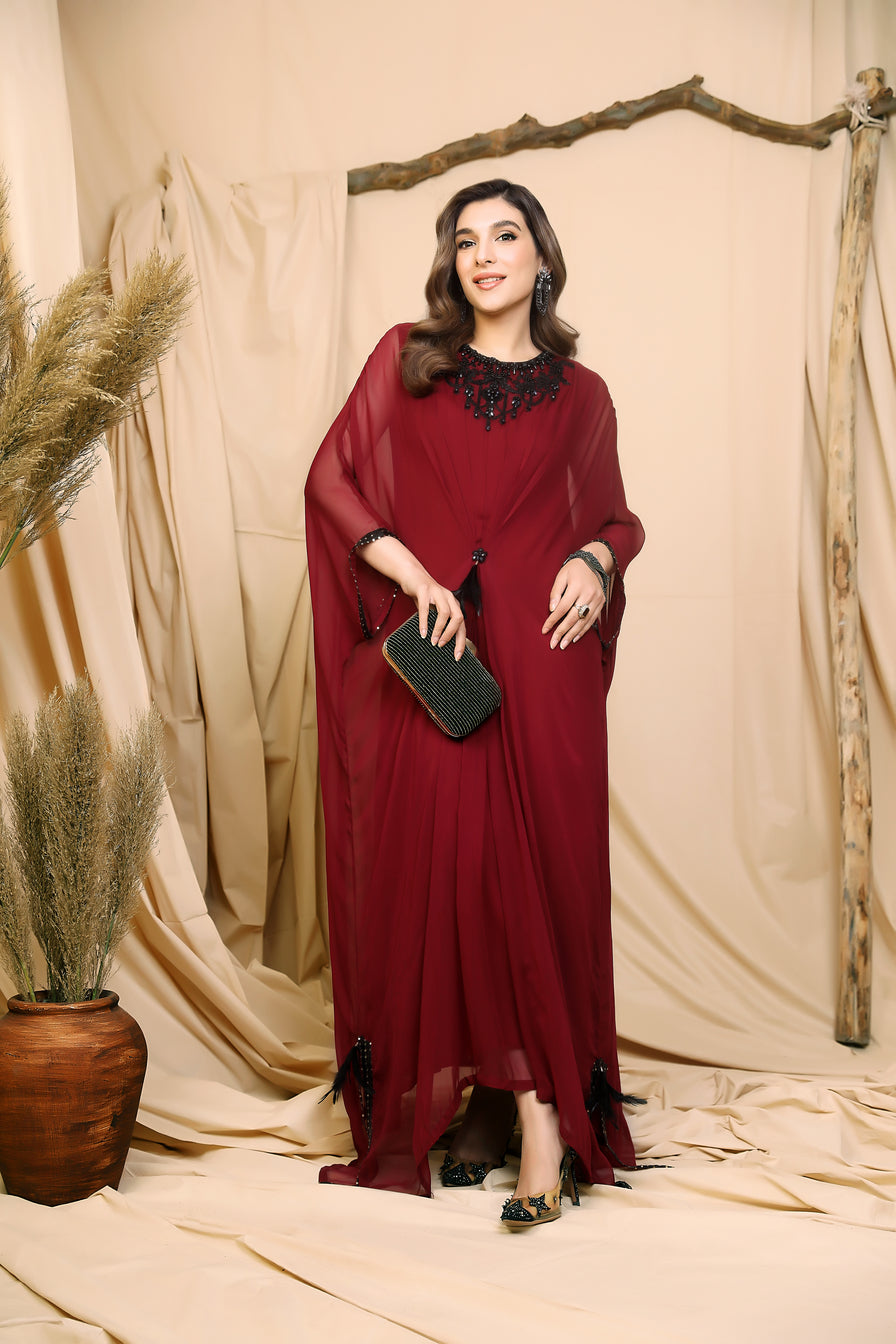 Premium Luxury Chiffon Kaftan by Ain 10