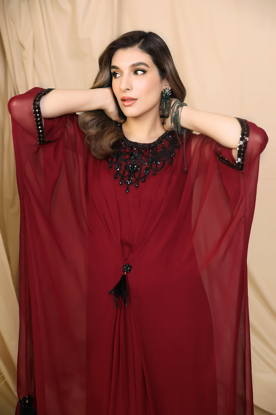 Premium Luxury Chiffon Kaftan by Ain 10