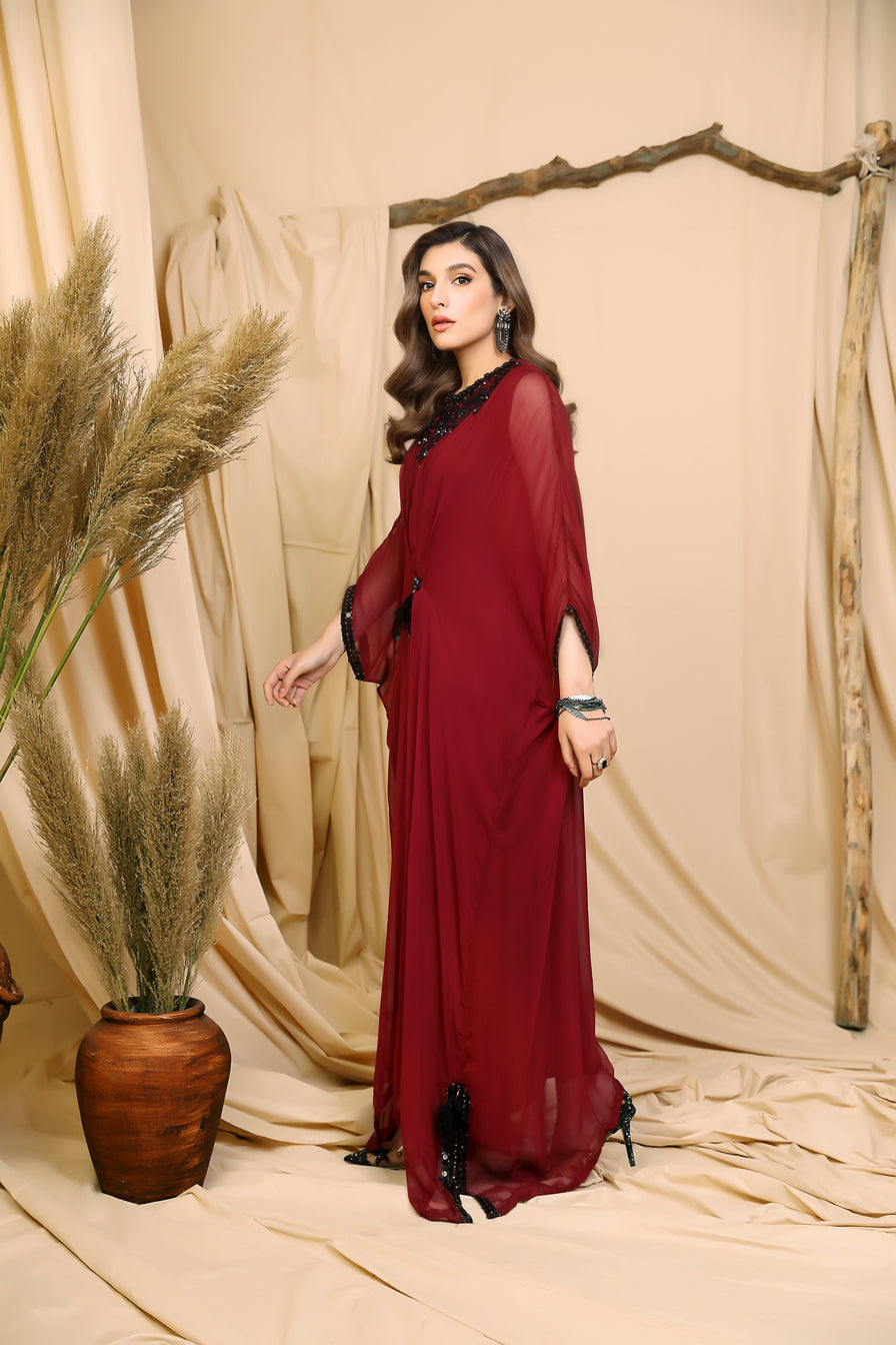 Premium Luxury Chiffon Kaftan by Ain 10