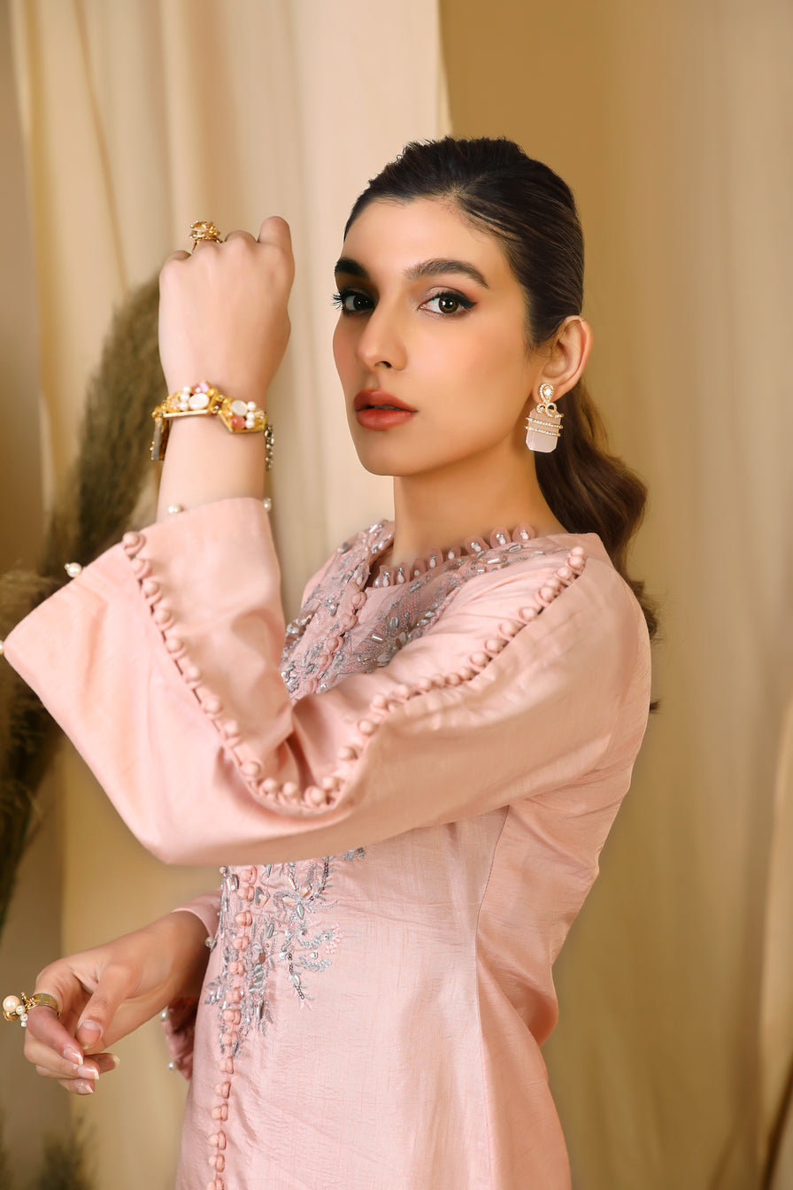 Premium Luxury Raw Silk Dress by Ain 13