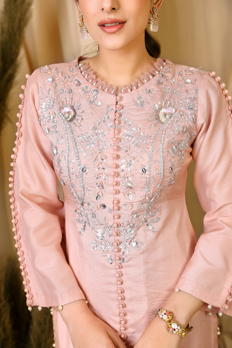 Premium Luxury Raw Silk Dress by Ain 13