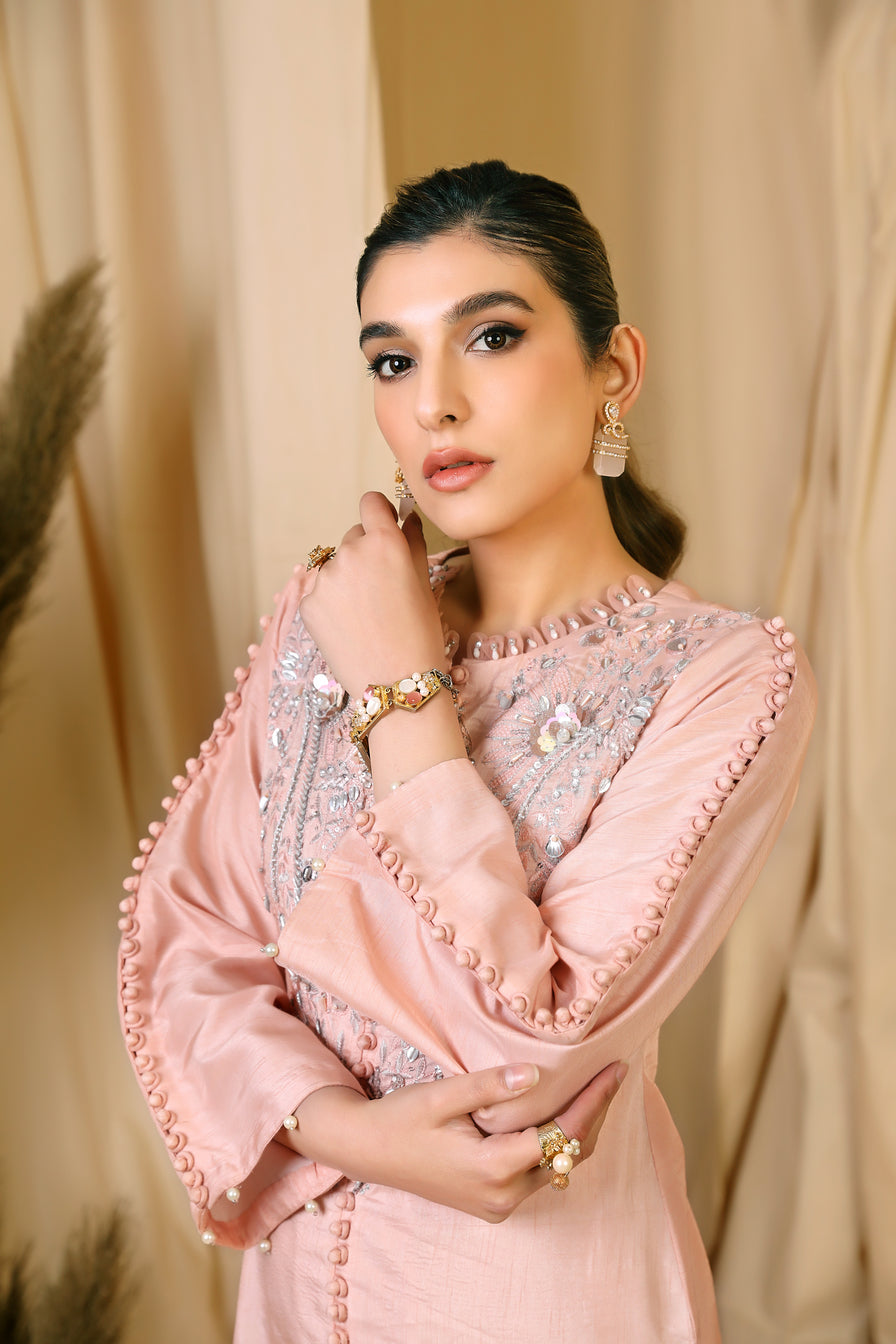 Premium Luxury Raw Silk Dress by Ain 13