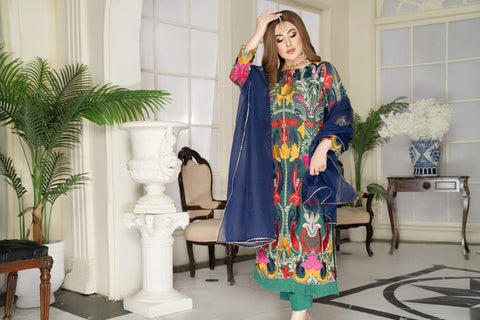 Luxury Formal Ready to Wear Emrboidered Dress by Aleezay 04