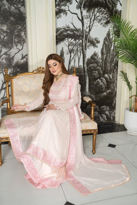 Luxury Formal Ready to Wear Emrboidered Dress by Aleezay 08
