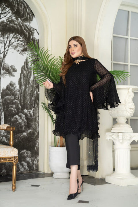 Luxury Formal Ready to Wear Emrboidered Dress by Aleezay 07